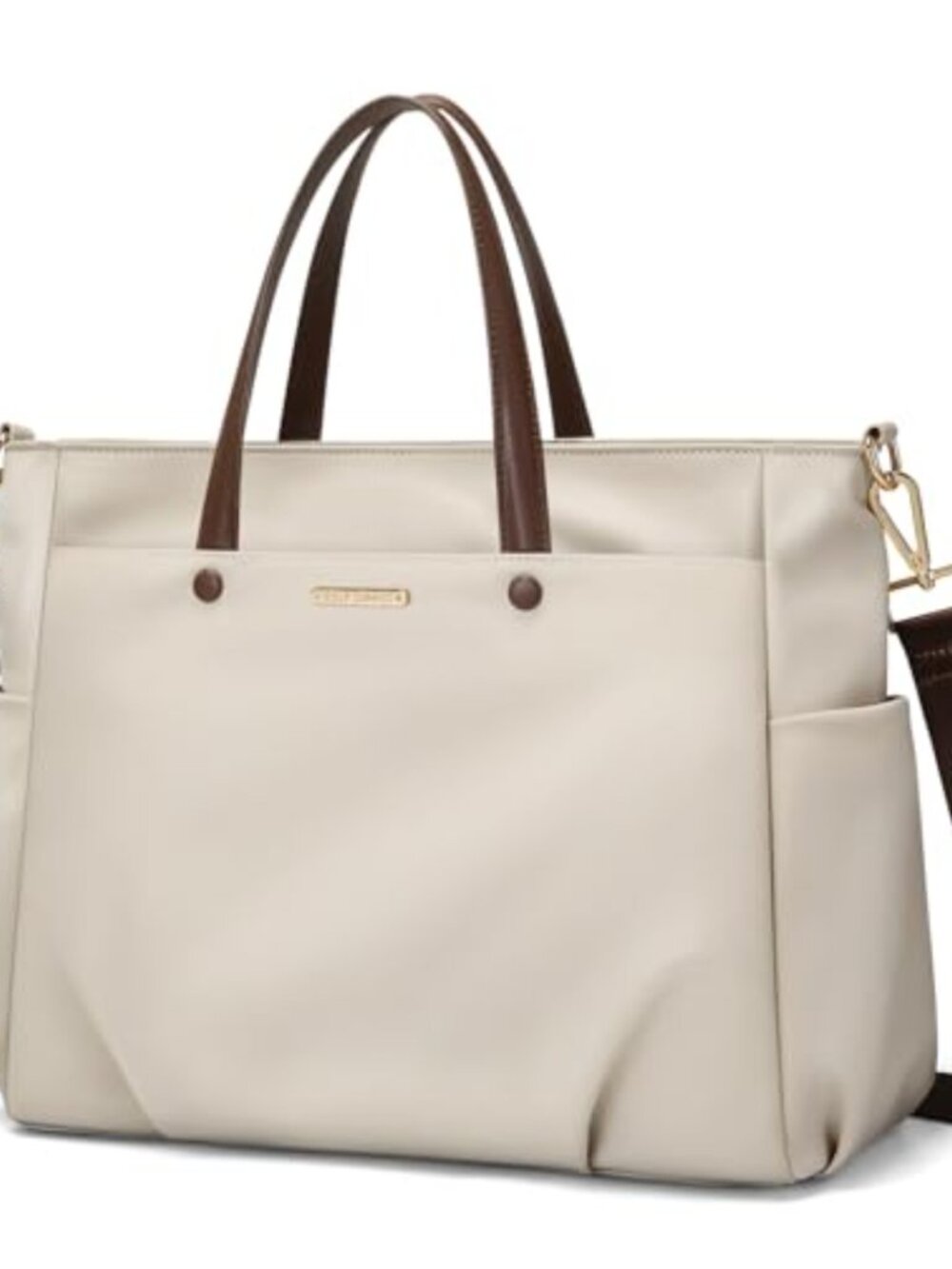 Laptop Tote Bag Nylon Messenger Shoulder Bag for Women 15.6 inch
